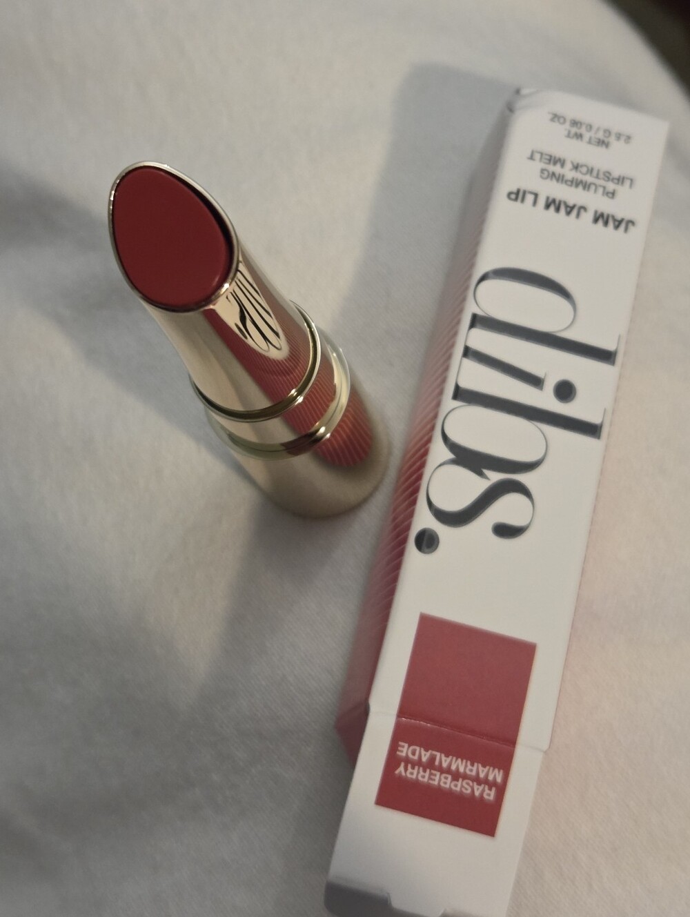 Dibs Jam Jam Lip Plumping Lipstick Melt In Raspberry Marmalade